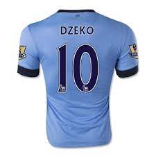 Camiseta de Dzeko ML del Man City 2013-2014 Segunda Equipacion